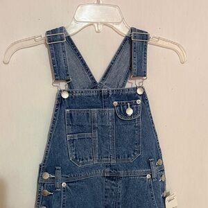 Arizona Jeans Kids Blue Denim Overalls, Size S, NWT, MAKE AN OFFER!!!